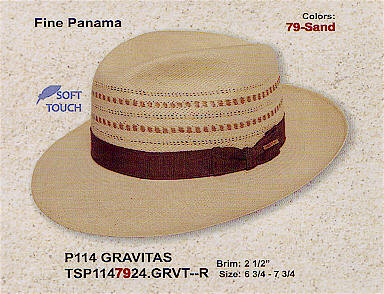 Gravitas Panama Hat